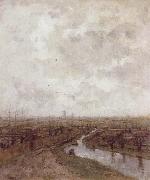 Jacobus Hendrikus Maris Allotment Gardens near the Hague oil painting